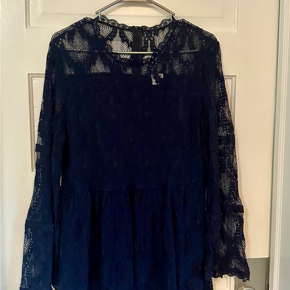 Xhilaration Navy Lace Dress